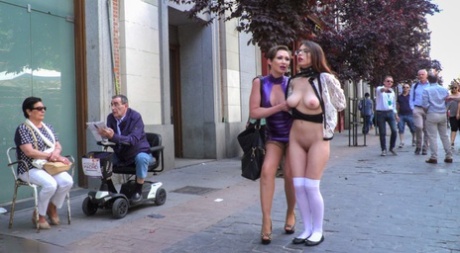 Submissive girl Zenda Sexy is paraded nude in public for giving oral sex 56227138