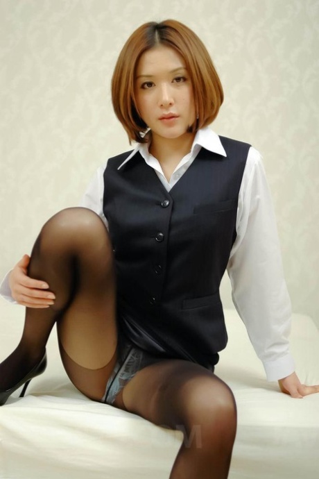 Japanese redhead Emi Orihara sports a creampie after sexual relations 66444801
