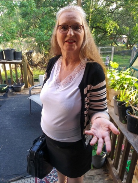 Overweight granny Maggie Mae undresses before masturbating with sex toys 88417202