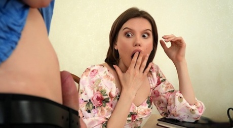Milka Way gives a policeman oral sex in front of her husband 56743215