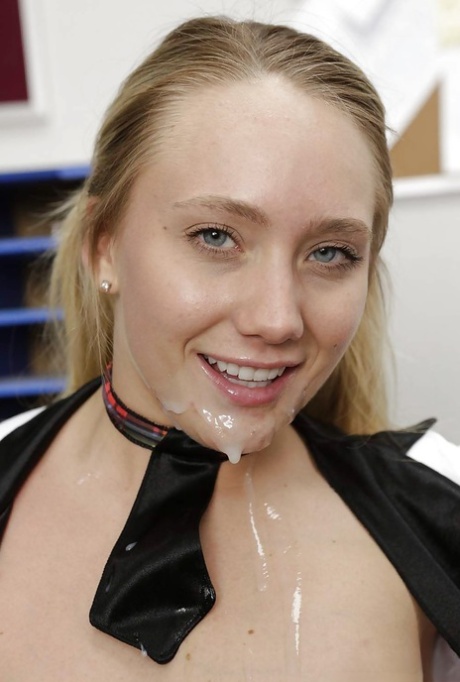 Young blonde schoolgirl AJ Applegate getting chipmunked by large cock 44776542