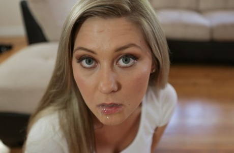 Clothed amateur Addison Lee giving long cock ball sucking oral sex 36564100